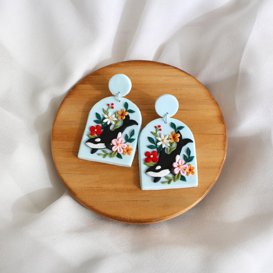 Reine earrings - Orca (preorder)